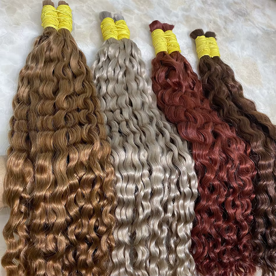 REMI Extensions de cheveux humains 100% naturels vietnamiens en vrac pour tressage
