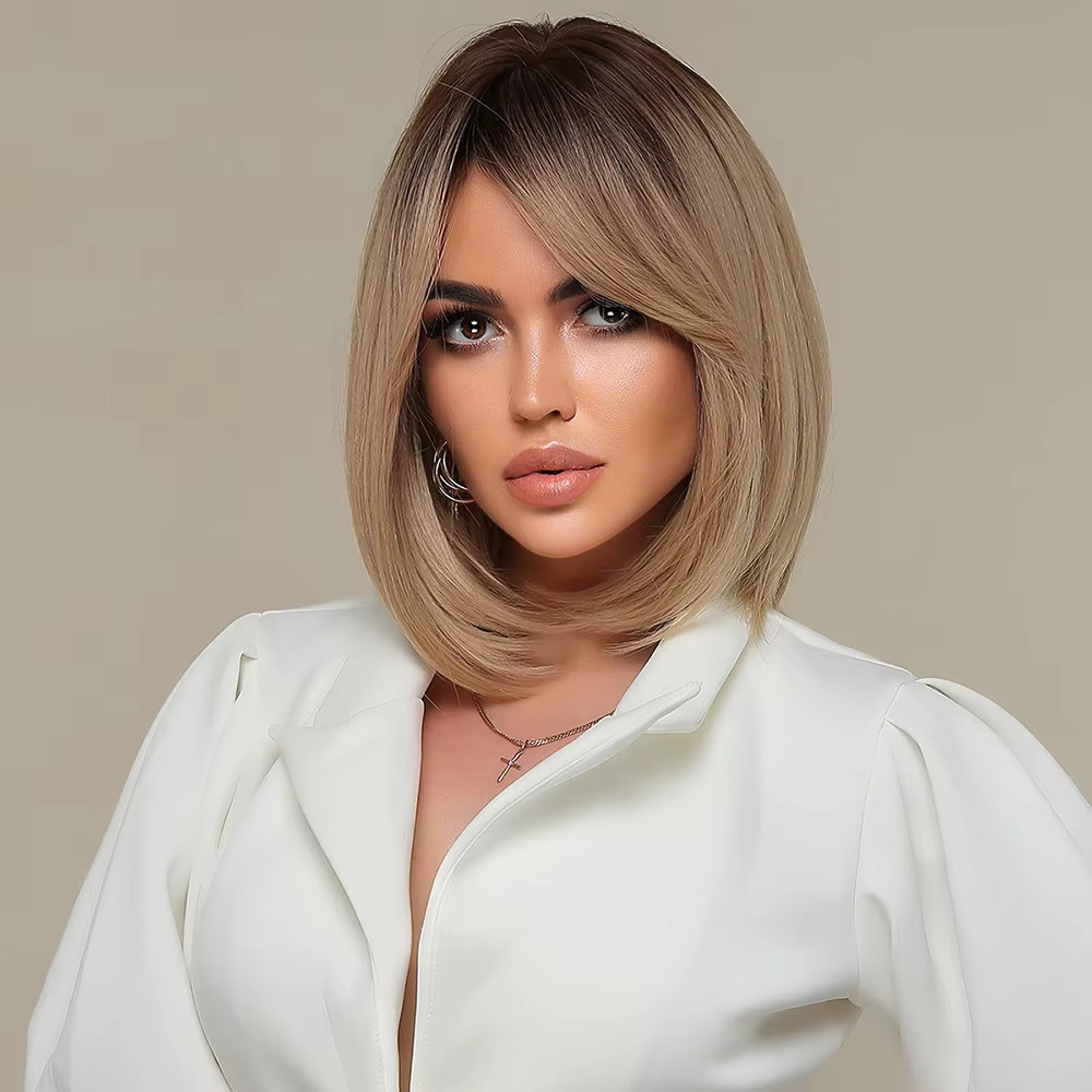 EASIHAIR – perruque Bob synthétique courte et lisse