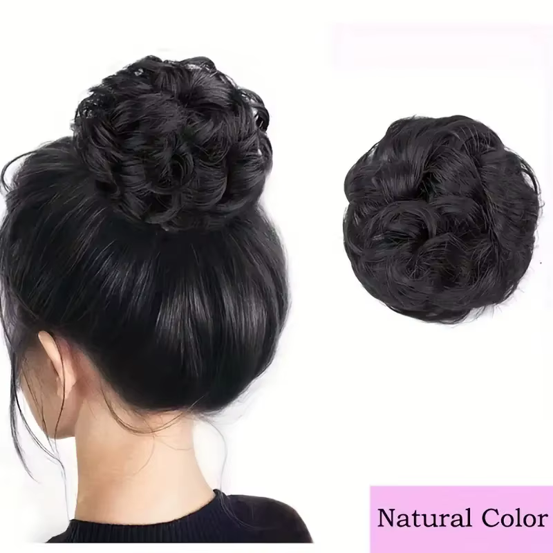 Extensions de chignon chignon désordonné de cheveux humains