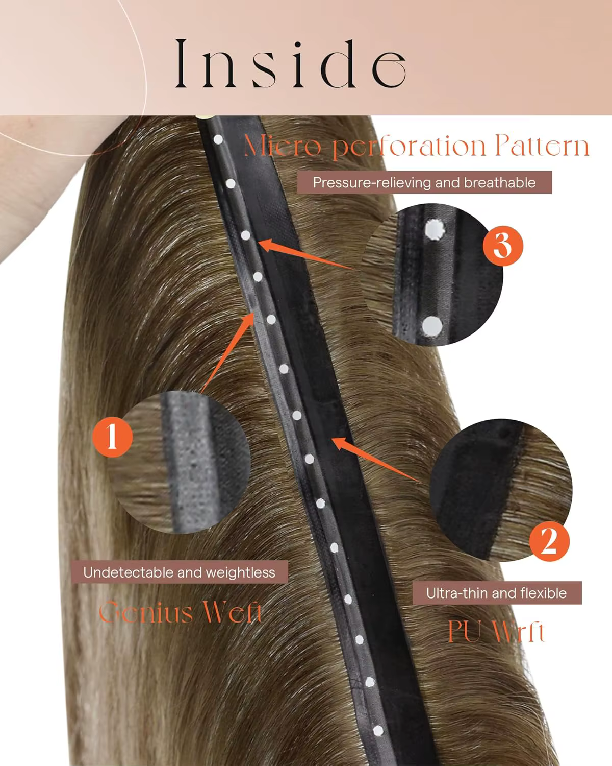 Papillon Extensions de cheveux vrais