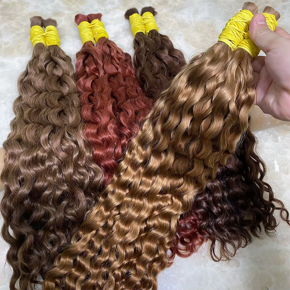 REMI Extensions de cheveux humains 100% naturels vietnamiens en vrac pour tressage