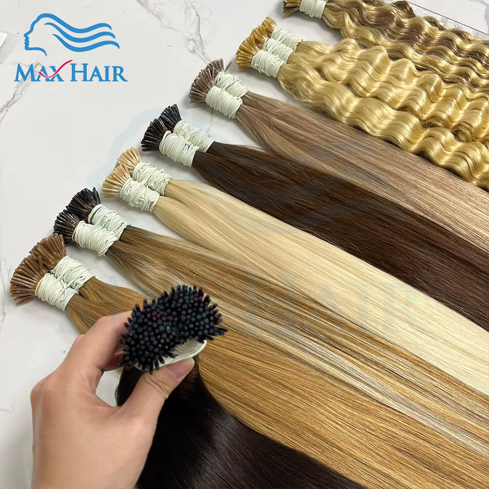 Extensions de cheveux à la kératine I Tip naturel réel humain