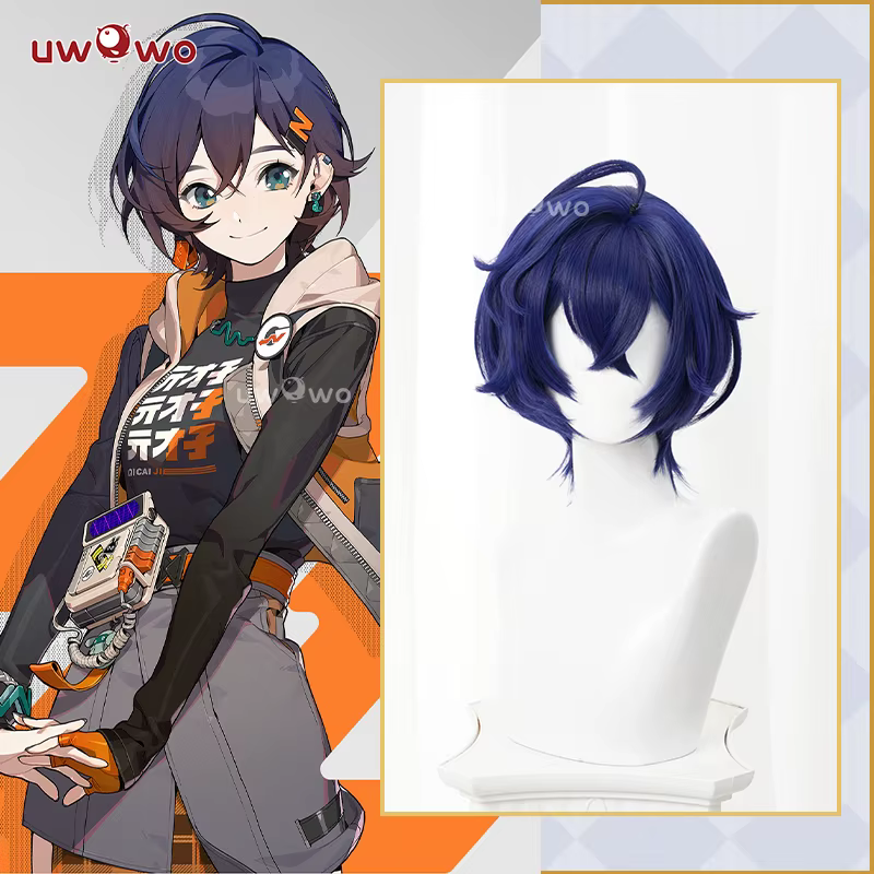 UWOWO-Perruque Cosplay Poivre Zenless Zone ontari, Jeu, ZZZ