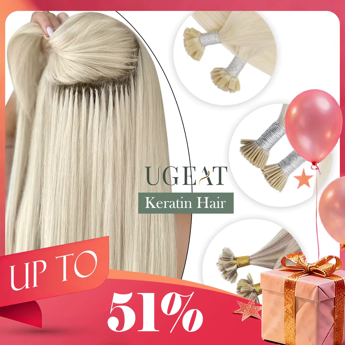 Ugeat KerBrian-Extensions de Cheveux Naturels Remy