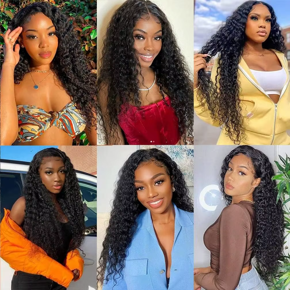 Extensions à clips bouclées crépues en cheveux humains 3C 4A pour femmes noires