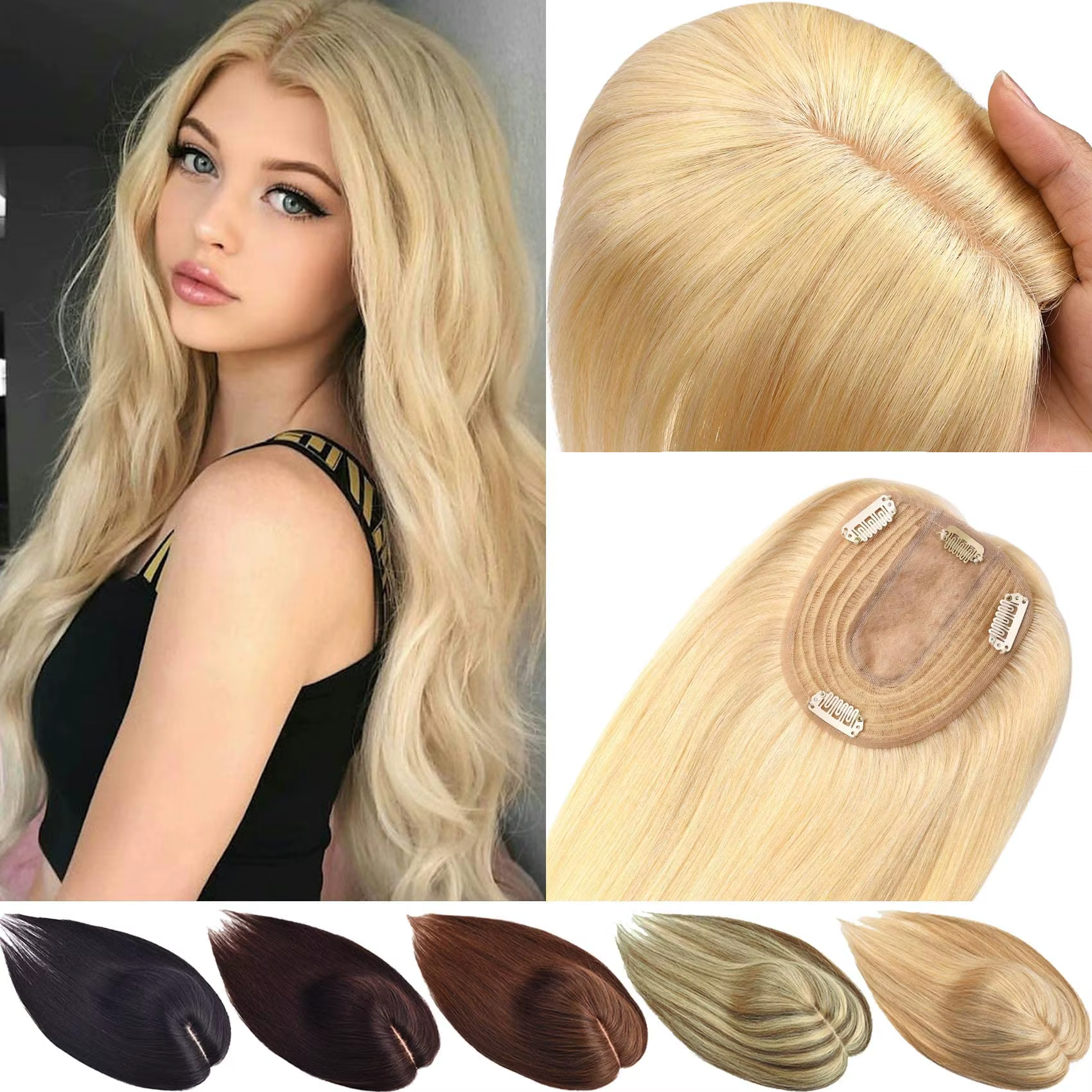 Perruques de vrais cheveux humains pour femmes