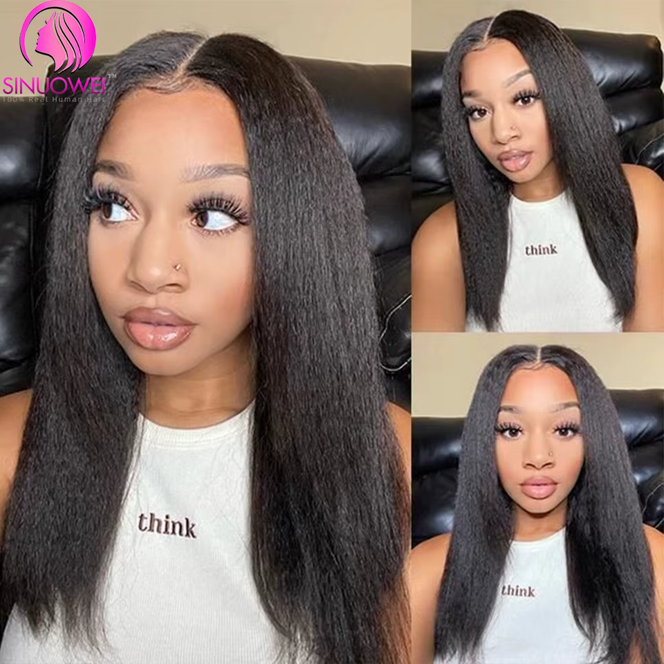 Perruque brésilienne en U/V 100 % cheveux humains
