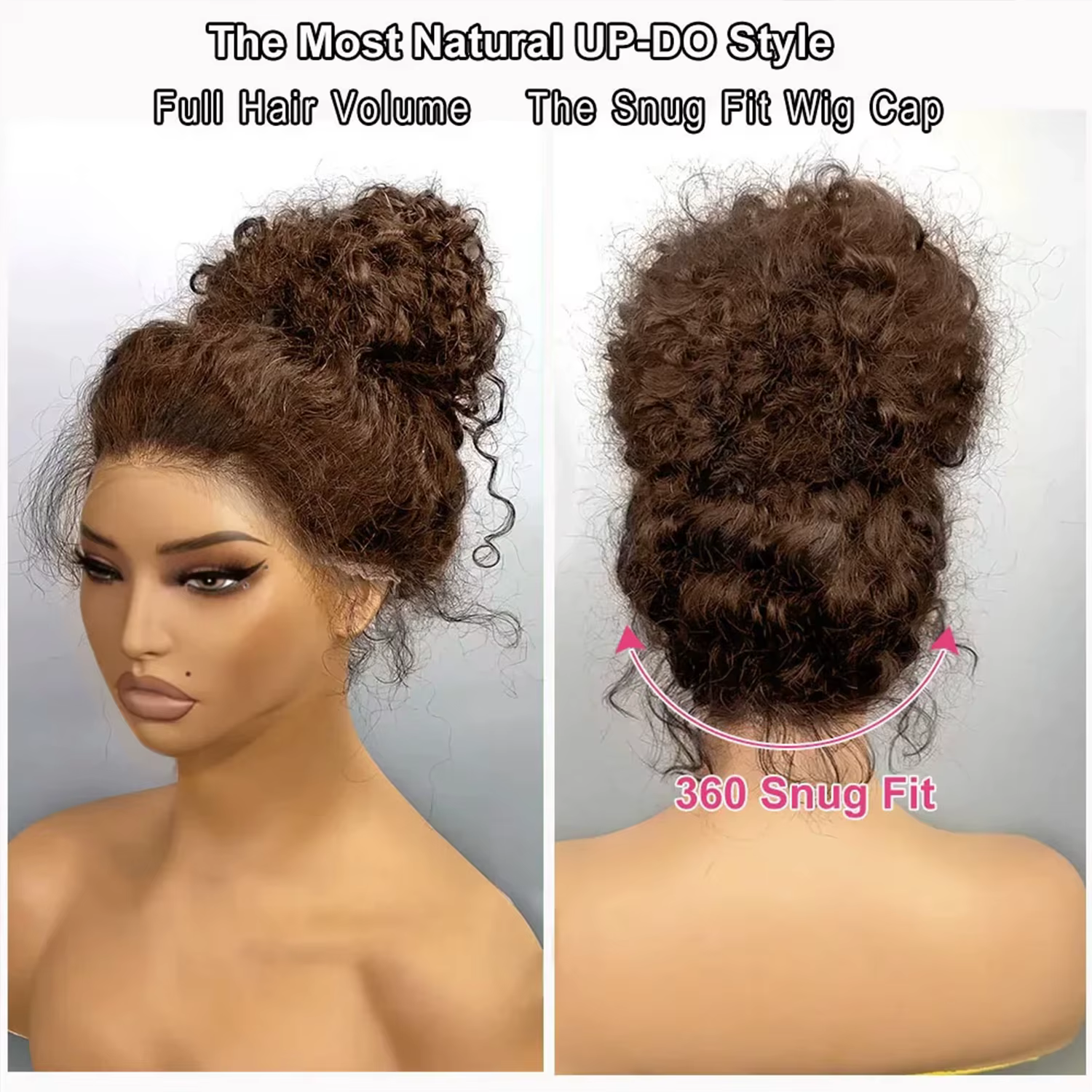Perruque Lace Front Wig 360 naturelle