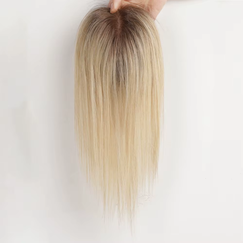 Toppers blonds à clips pour femmes