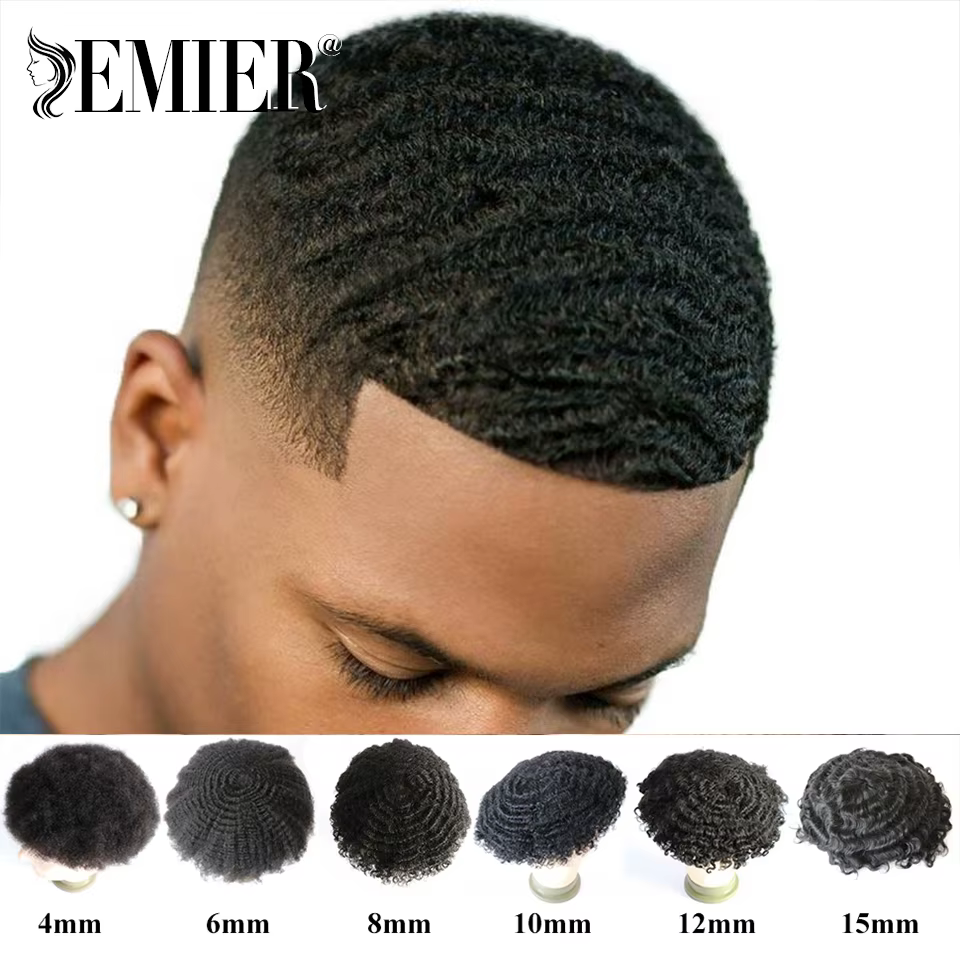 Toupet Afro pour Homme