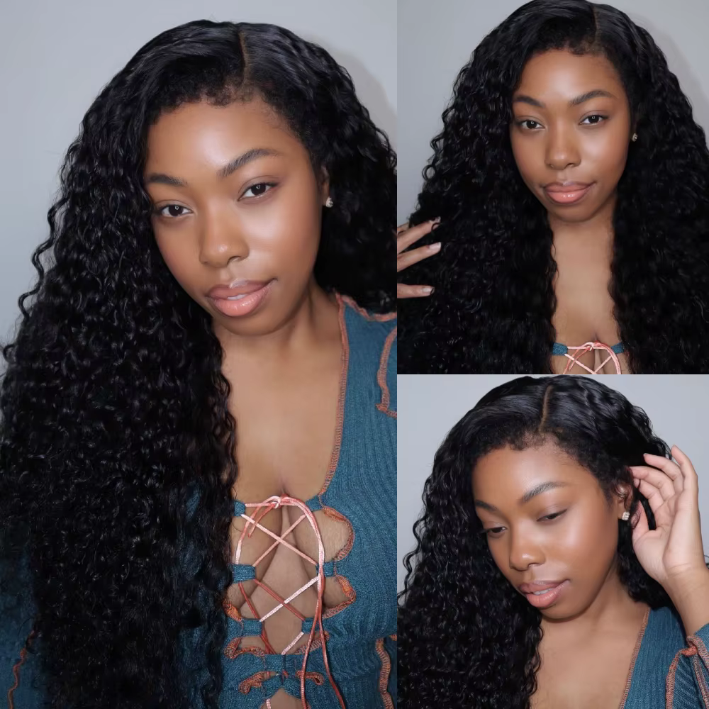 Perruque Lace Front Wig Naturelle Crépue Bouclée