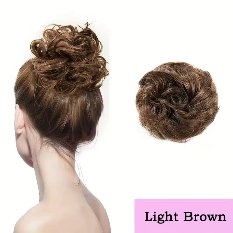 Extensions de chignon chignon désordonné de cheveux humains