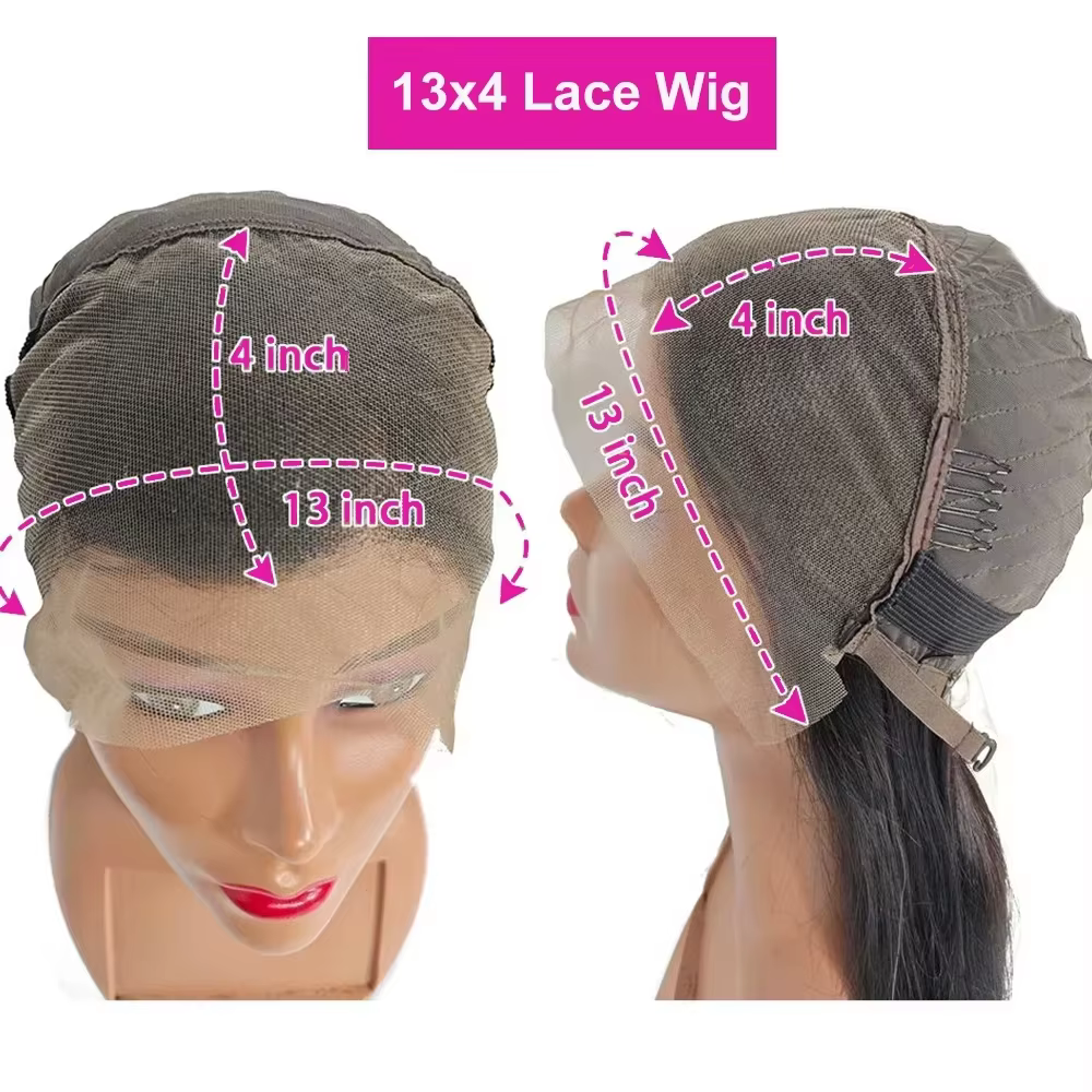 Perruque Lace Closure Wig Body Wave brésilienne naturelle
