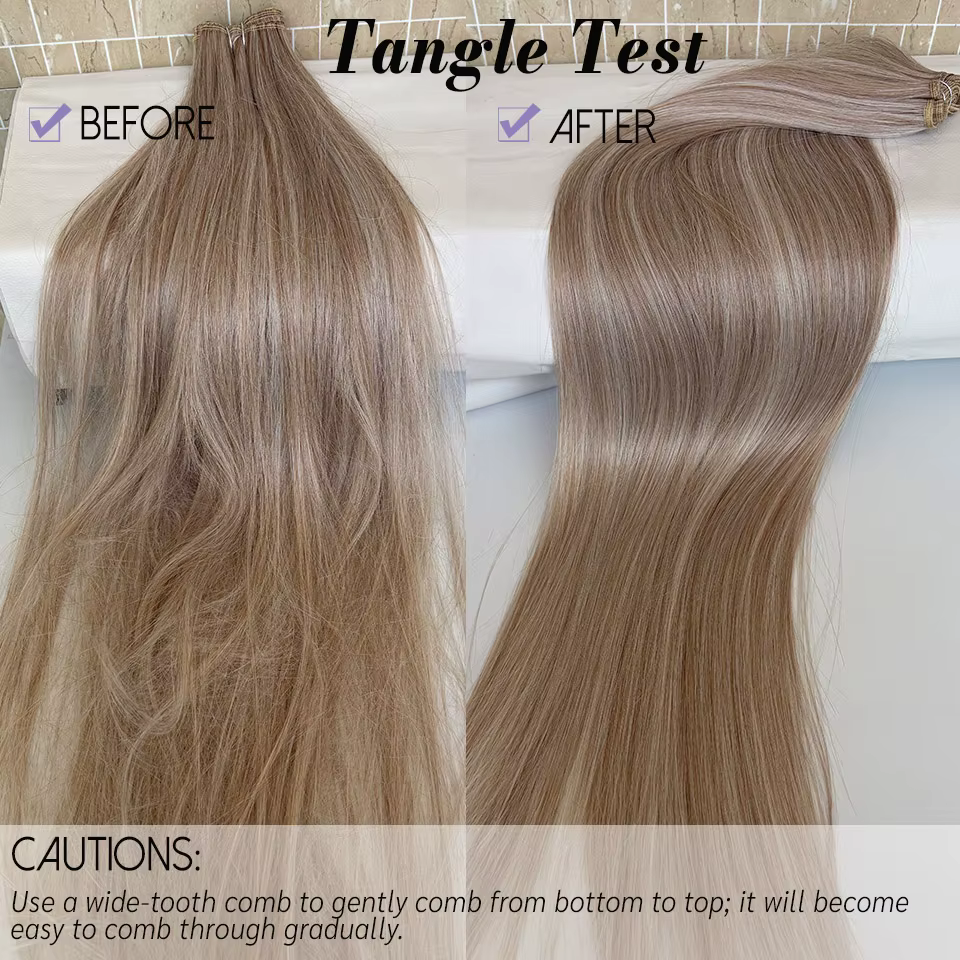Bio cheveux raides paquets 26 "naturel doux résistant à la chaleur fibres synthétiques Extensions