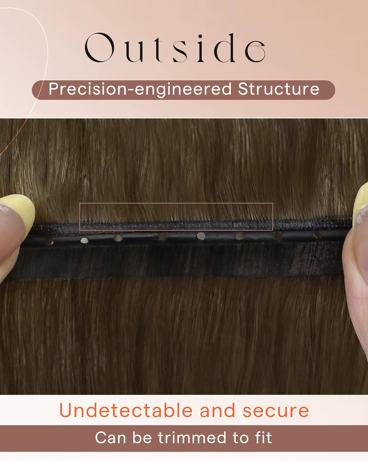 Papillon Extensions de cheveux vrais
