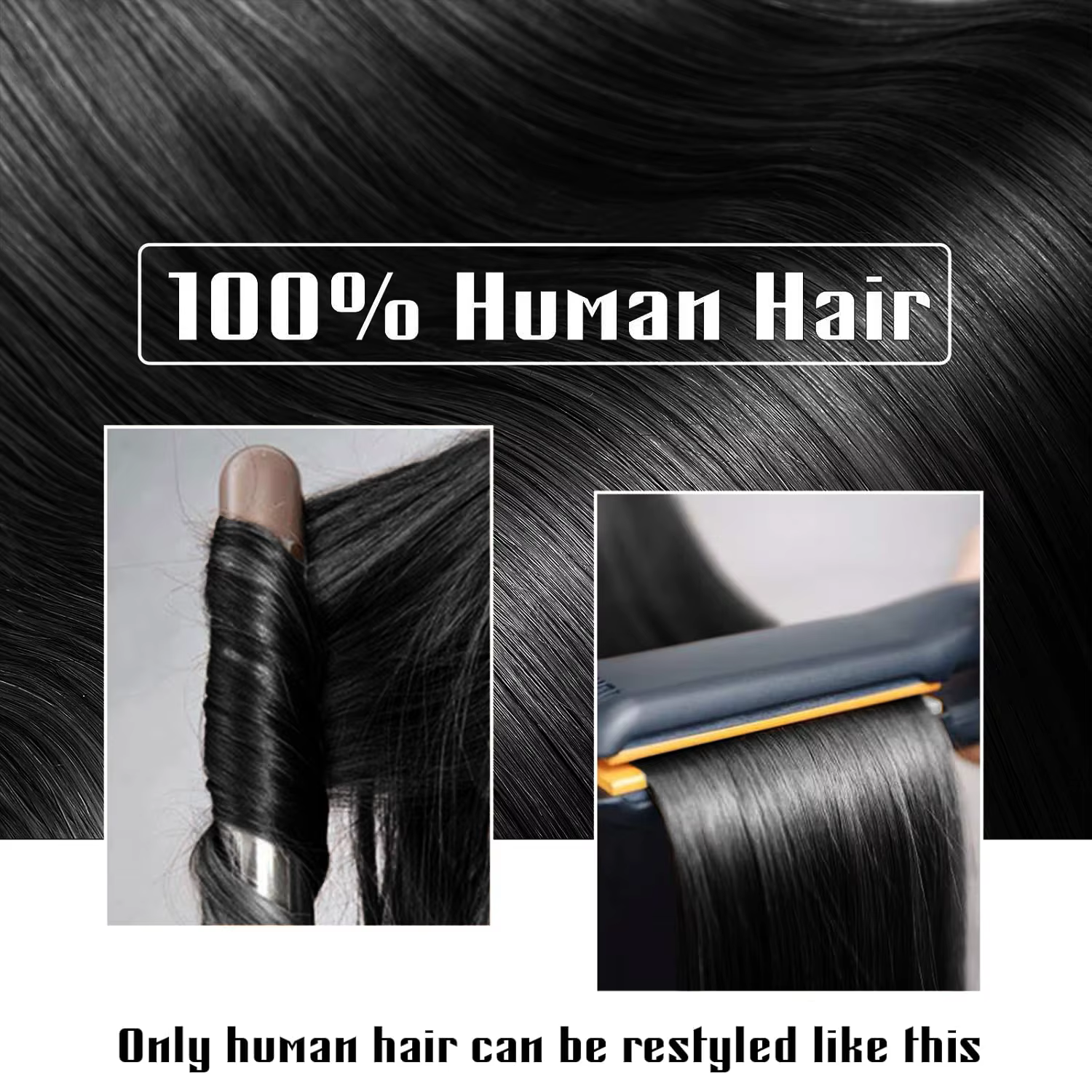 Extensions de cheveux à clips