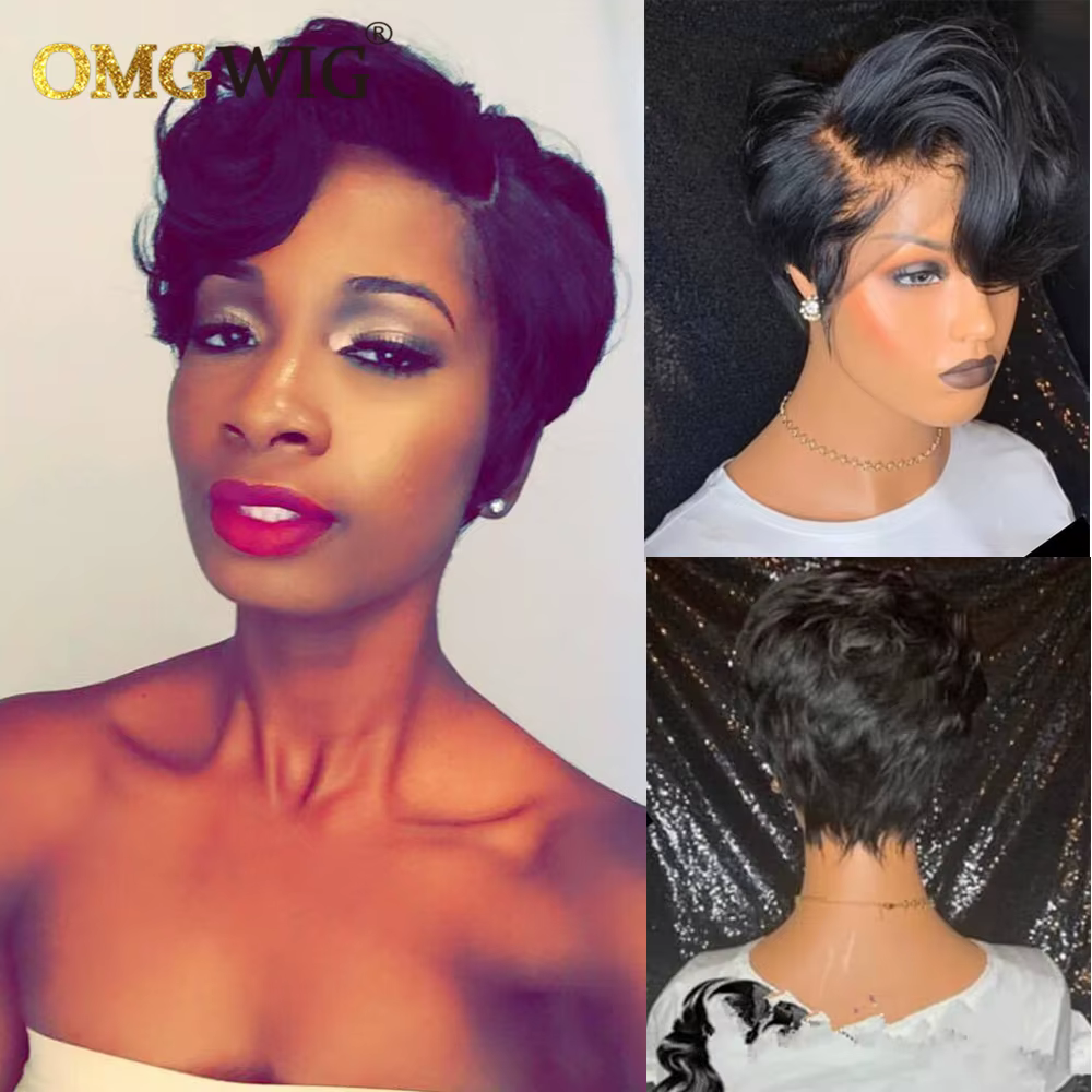 Perruque Lace Frontal Wig brésilienne Remy