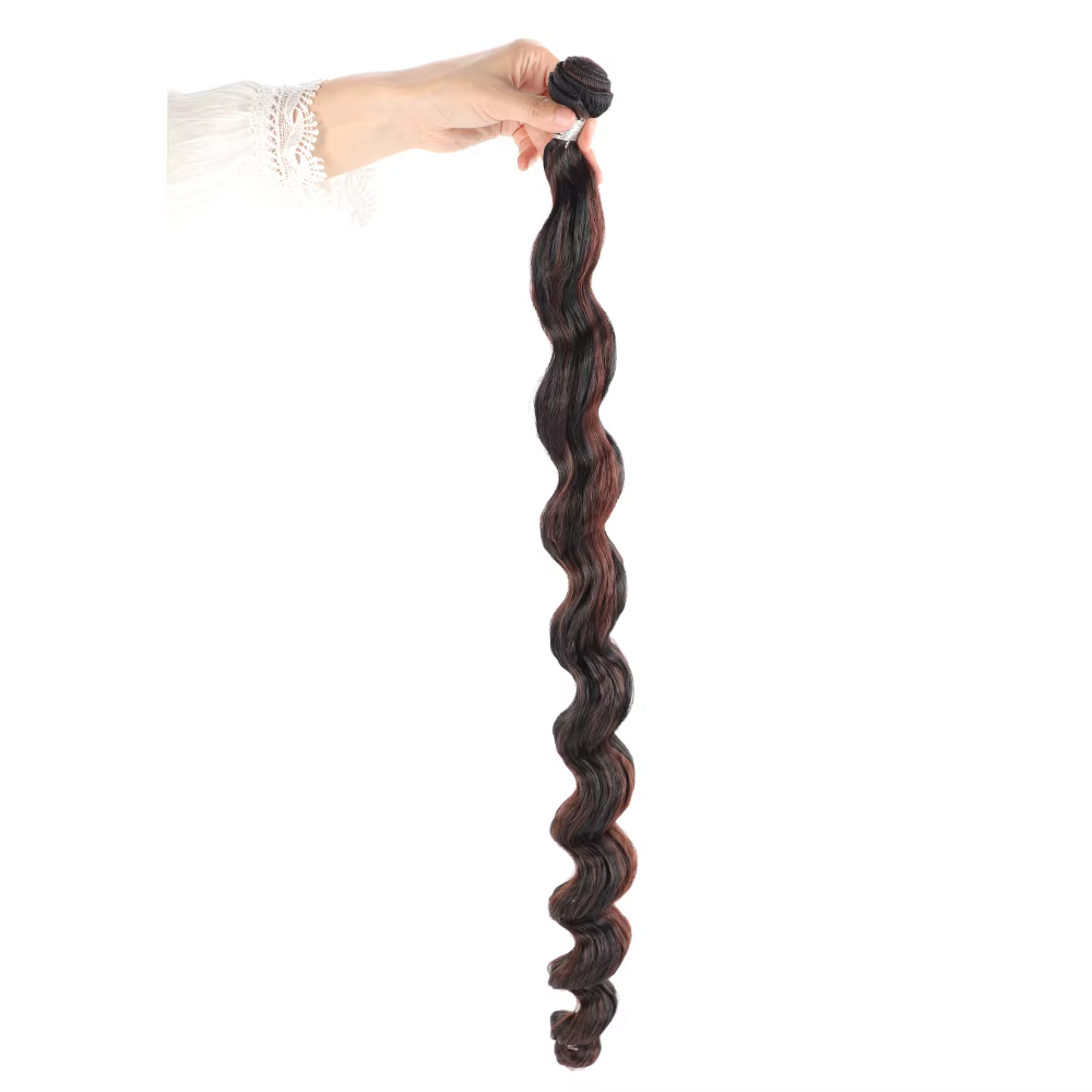 Faisceaux de cheveux synthétiques afro pour femmes