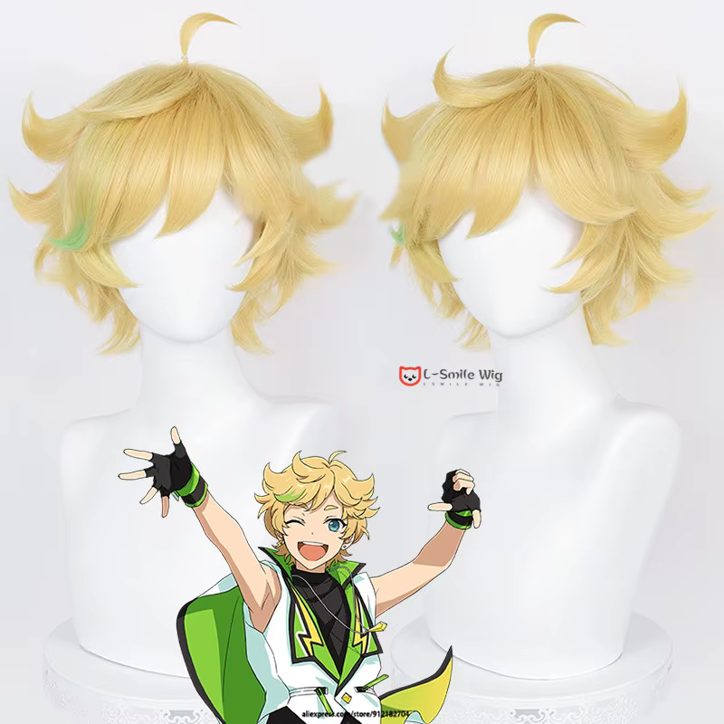 Perruque de Cosplay avec Bonnet