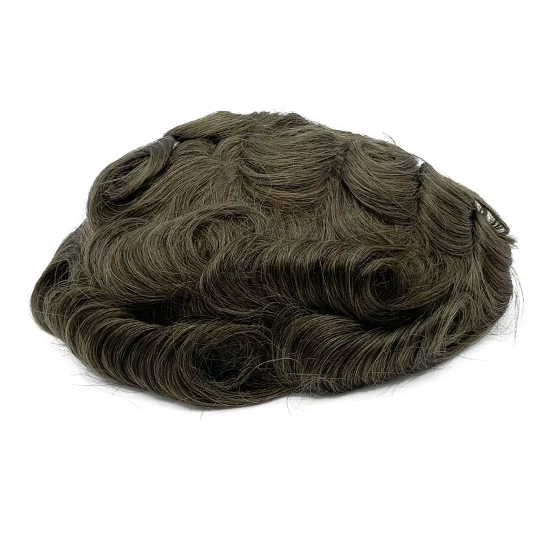 Toupet pour hommes, peau Super fine