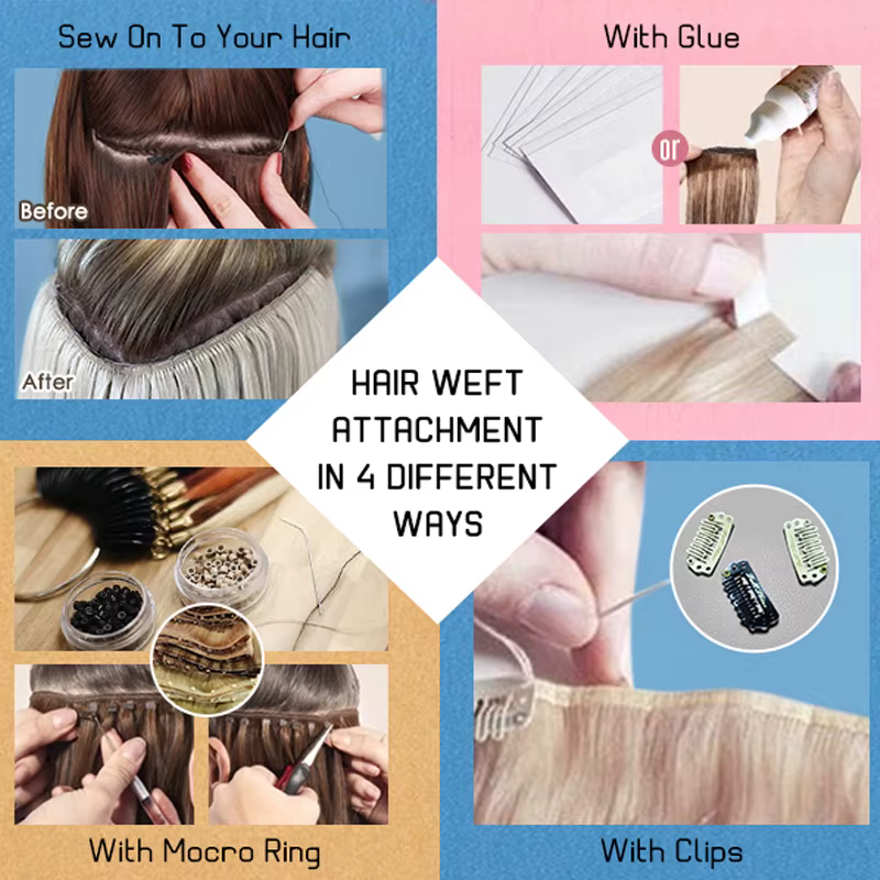 Extensions de cheveux Ugeat en trame