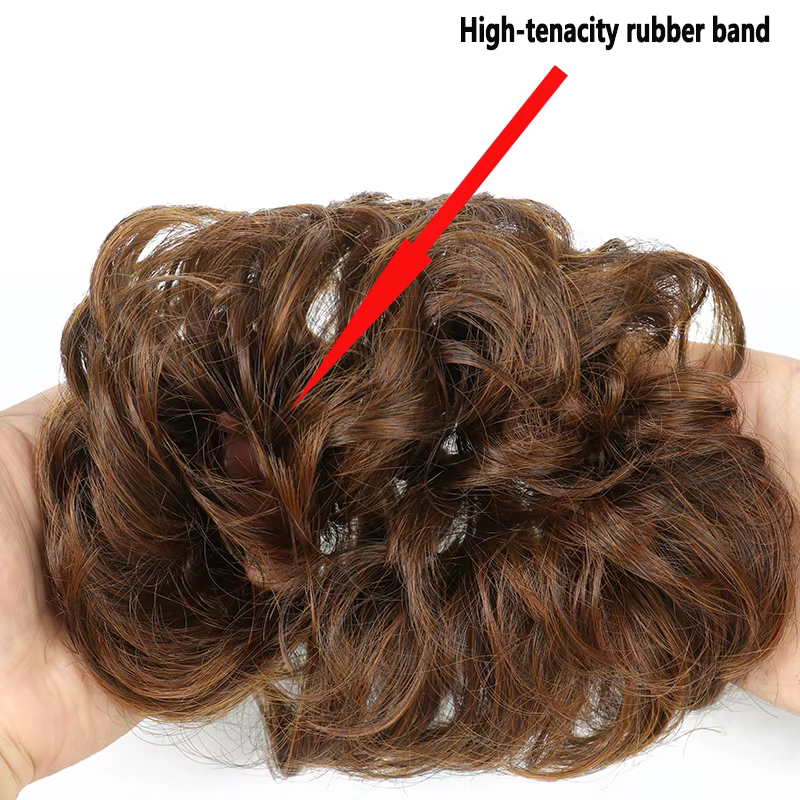 Azqueen synthétique désordre Chignon