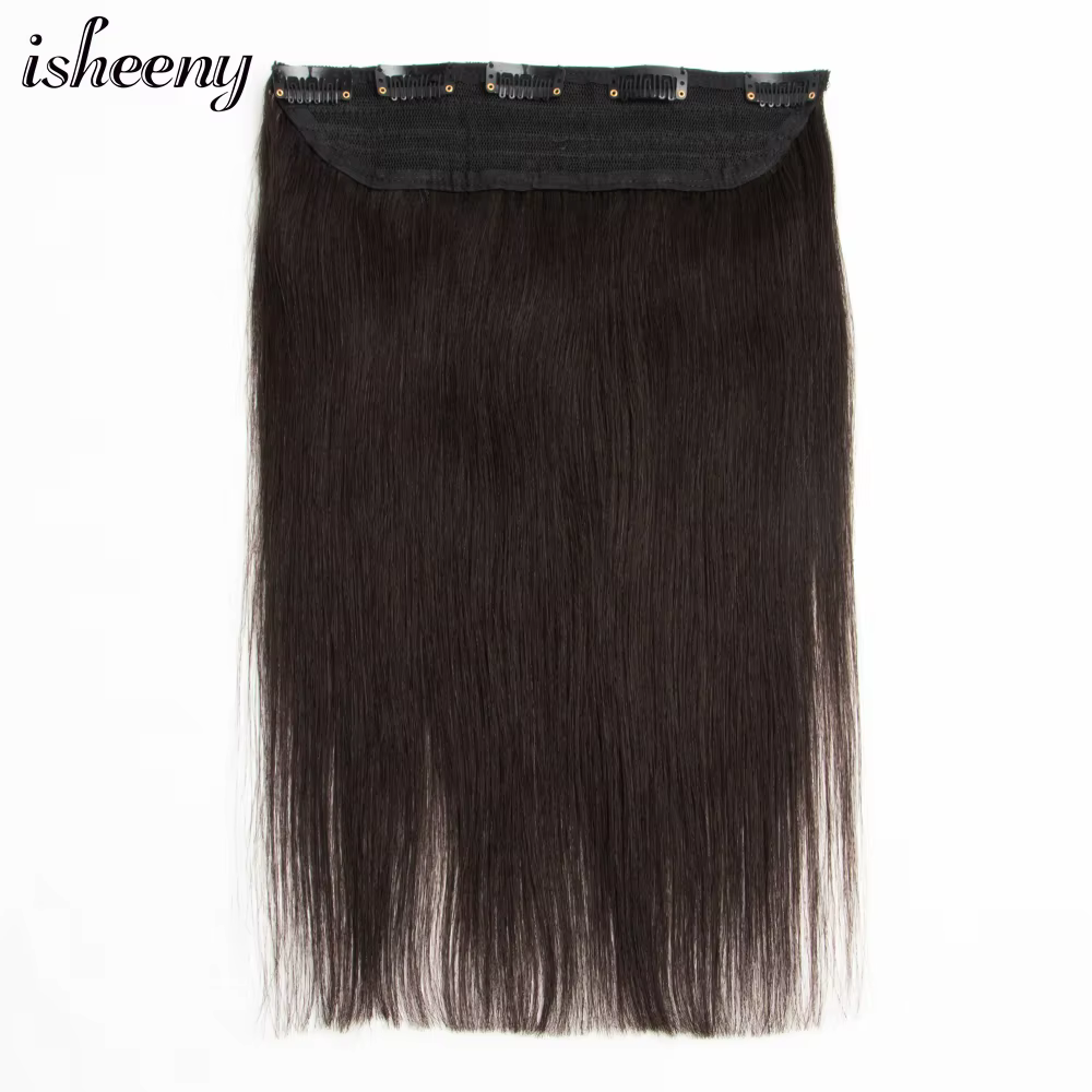 Extensions de cheveux humains Remy brésiliens à clipser