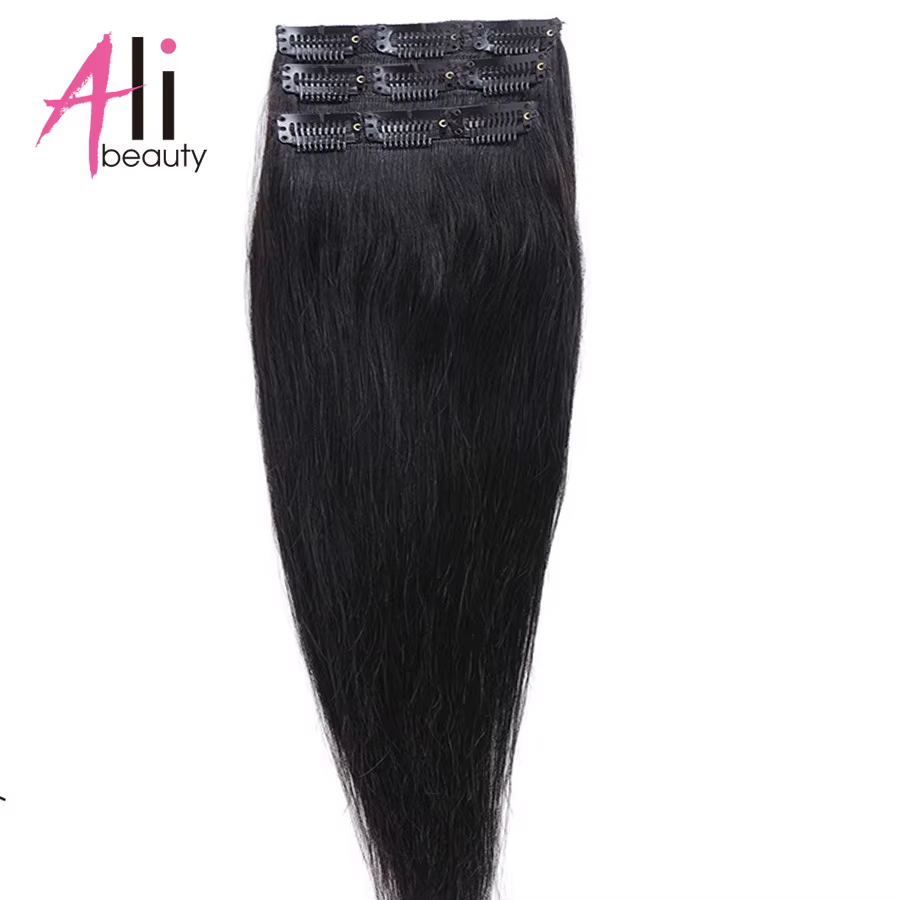 100% Remy pince brésilienne dans les extensions de cheveux humains