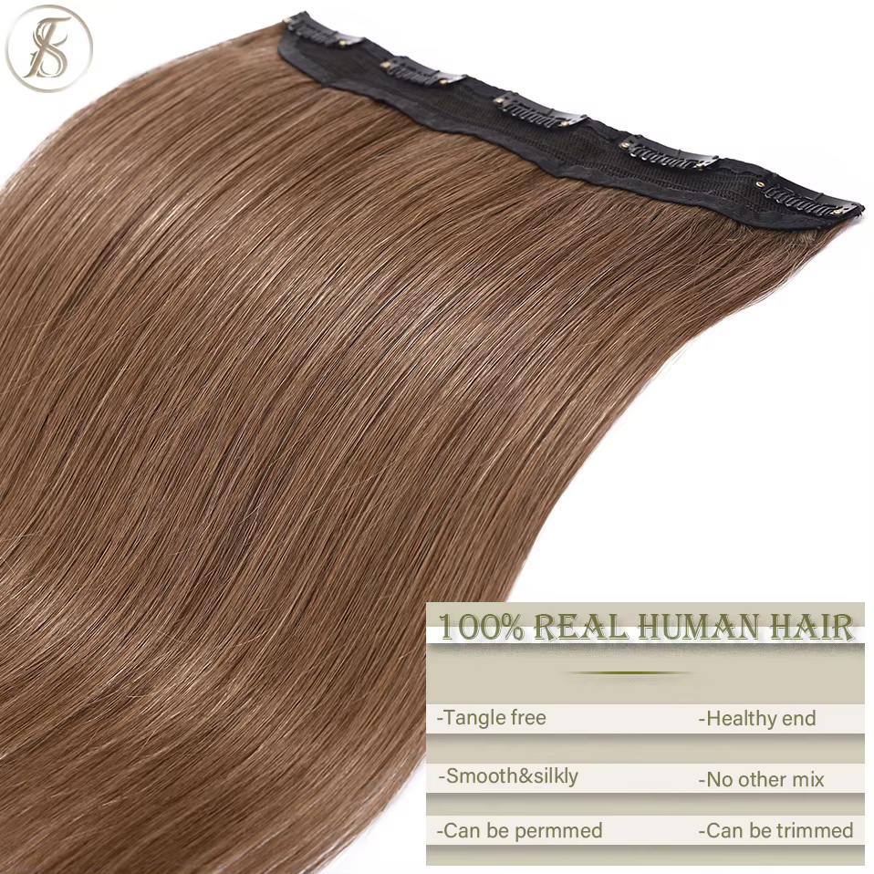 TESS pince dans les Extensions de cheveux humains 100% Extension naturelle