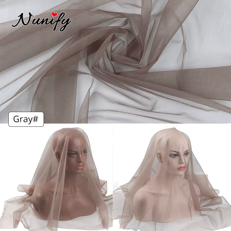 Nunify 1 pièces dentelle suisse pour la fabrication de perruque 1/4 Yard tissage perruques