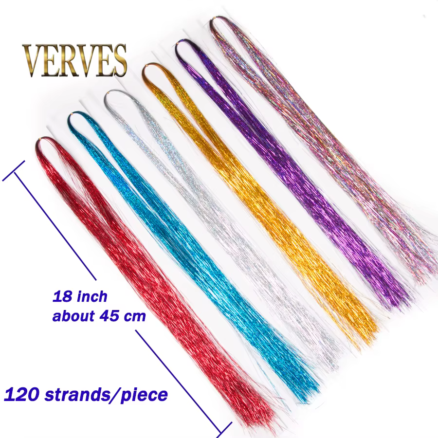 Extensions de cheveux en soie arc-en-ciel pour femme