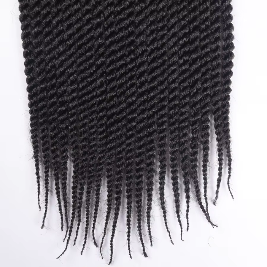 TOMO Extensions de cheveux au Crochet 22 brins 12 "14" 16 "18" 20 "22" tresses au