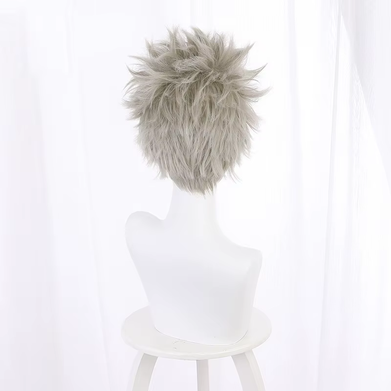 Nouveau Anime Inumaki Toge perruque courte Cosplay Costume cheveux synthétiques
