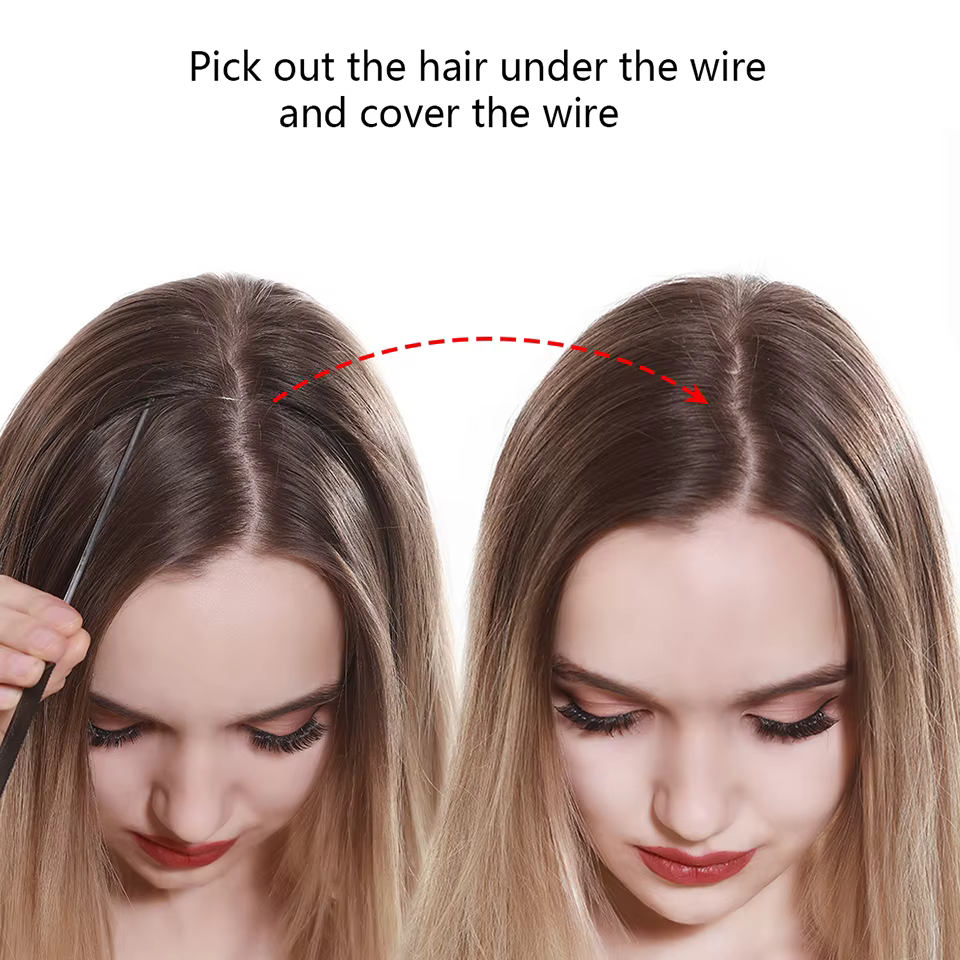 Extensions de cheveux synthétiques naturelles