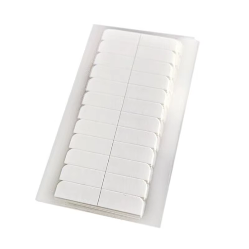 10*12 pcs/lot ruban d'extension de cheveux blanc sans brillance 0.8*4 cm