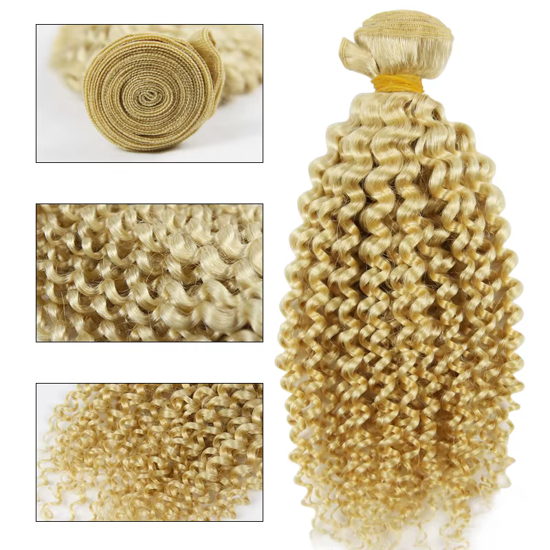 Berrys Fashion – Lots de mèches brésiliennes bouclées blondes 613