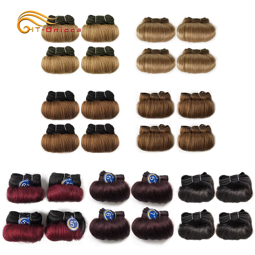 Bundles de tissage de cheveux humains bouclés indiens