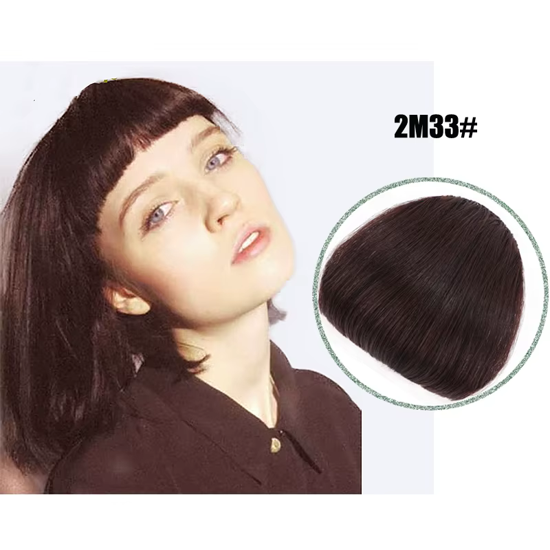 Extensions de cheveux frange à clipser pour femmes