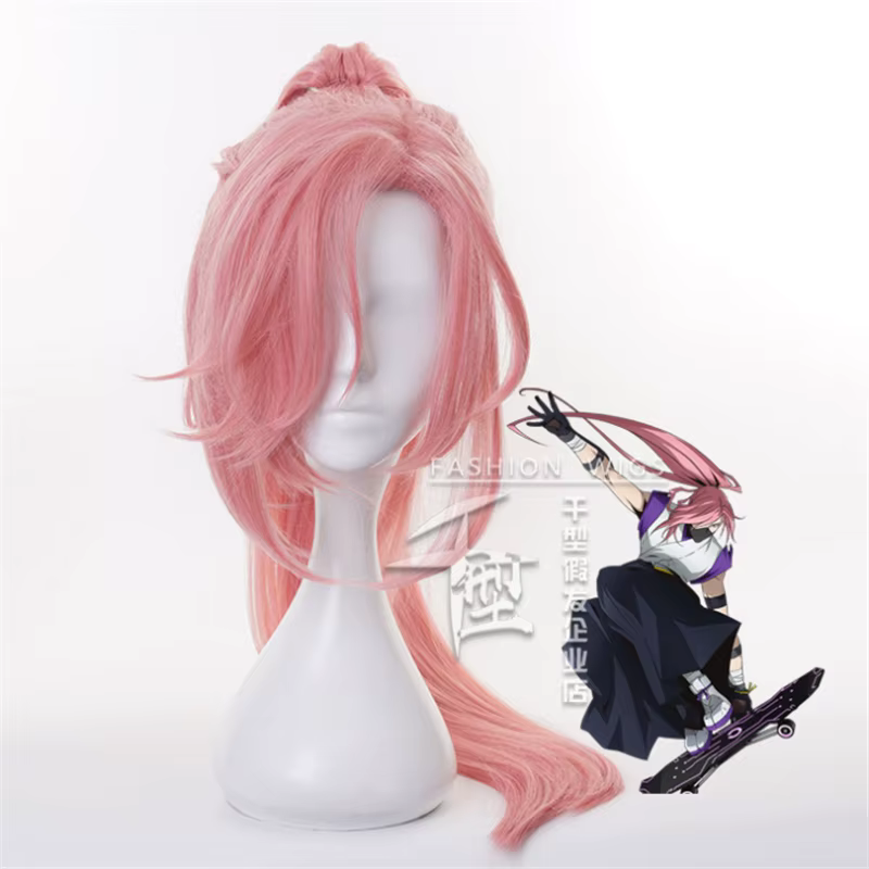 MIYA-Perruque de Cosplay Synthétique Courte Noire Alberen Ya, Anime SK8 Extron, 35cm