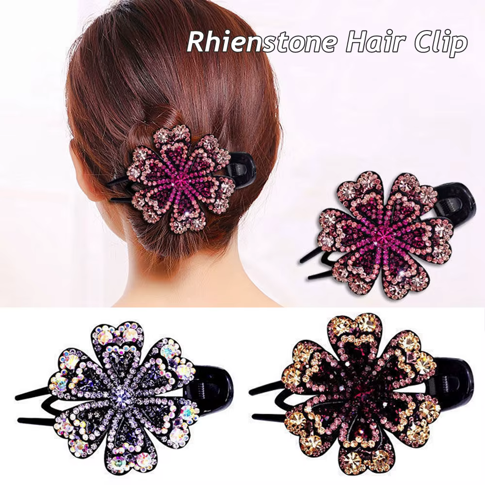 Épingle à cheveux en cristal pour femmes