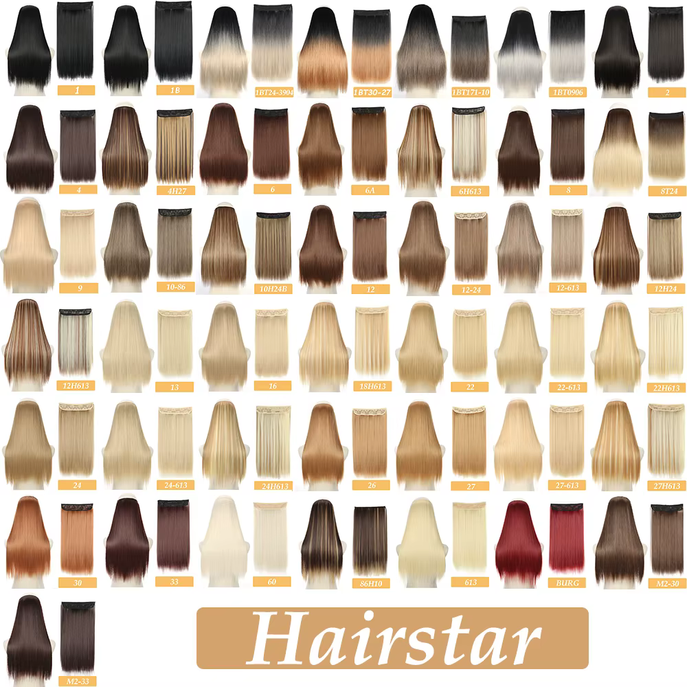 Extensions de cheveux synthétiques 16 "22"