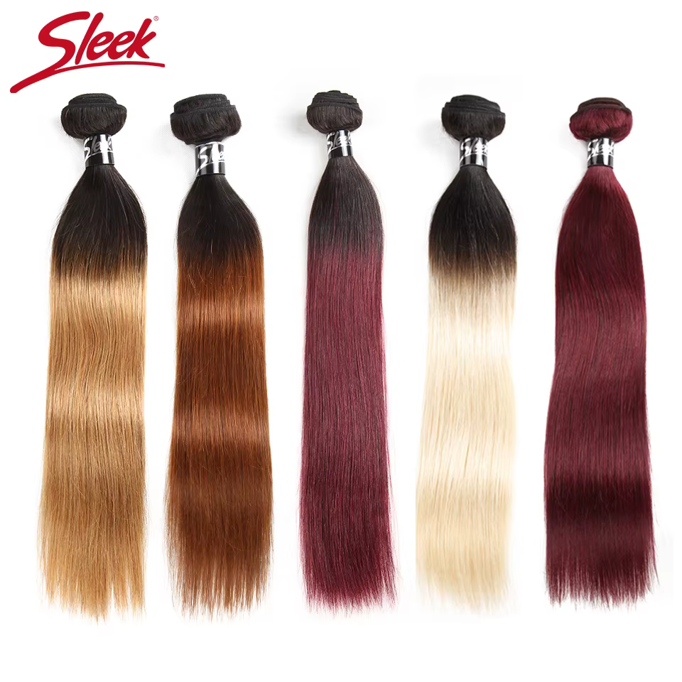 Tissage en lot brésilien Remy lisse ombré