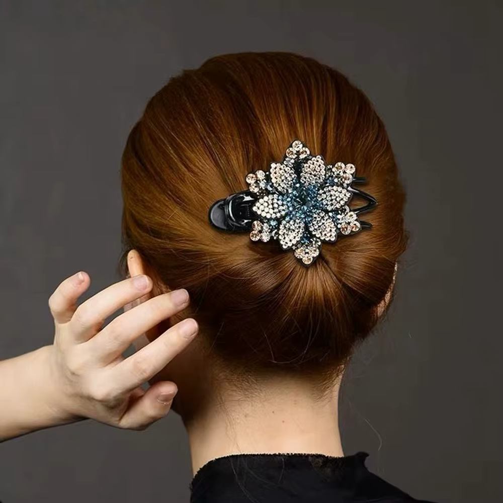 Épingle à cheveux en cristal pour femmes