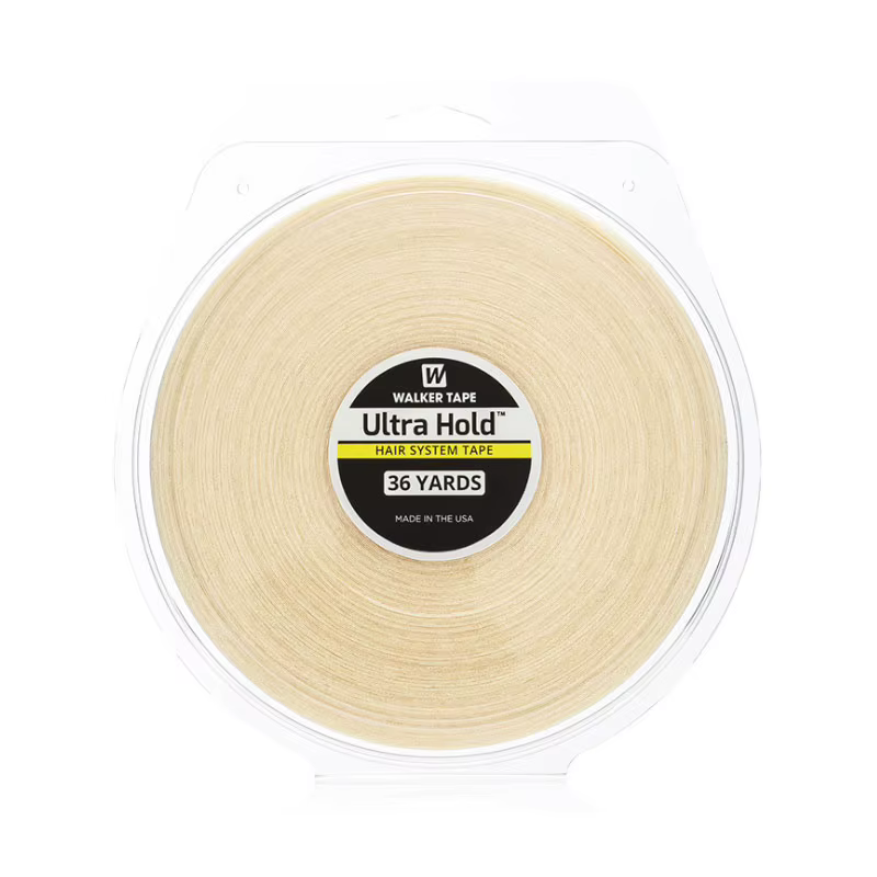 Bande adhésive Double face blanche Ultra tenue pour Extension de cheveux/toupet/perruques de dentelle, bande adhésive pour perruque, 3Yards, 12yards, 36yards