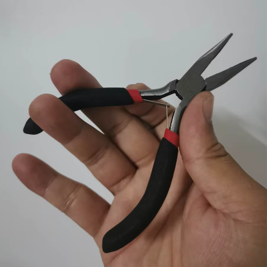 Pince à sertir en métal pour extensions de cheveux, pince szczypce pense tang, accessoires pour cheveux, outils