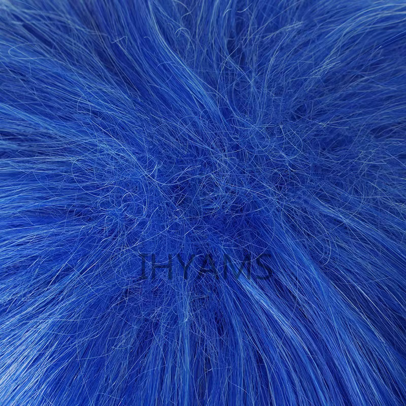 Idia Shroud perruque Cosplay Hercules Hades cheveux synthétiques Halloween hommes femmes unisexe jeu de rôle mixte bleu longue perruque + bonnet de perruque