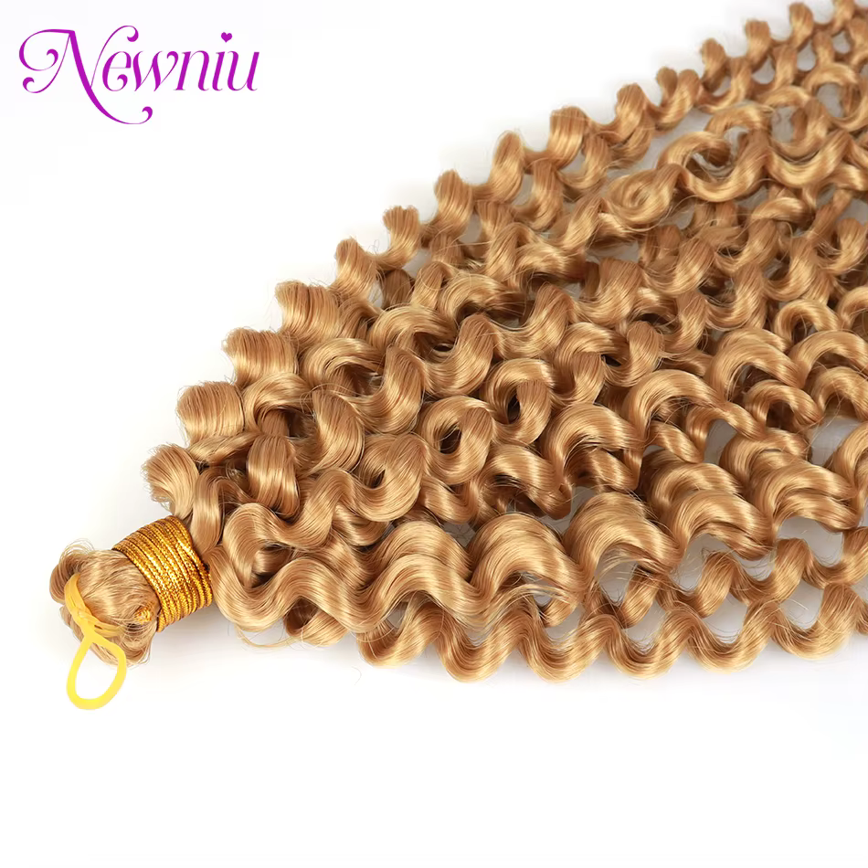 Afro Curl synthétique Crochet cheveux tressage Extension