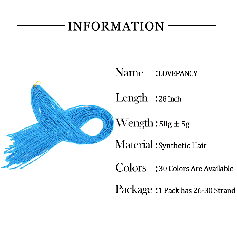 Zizi-Tresses Synthétiques au Crochet pour Femme