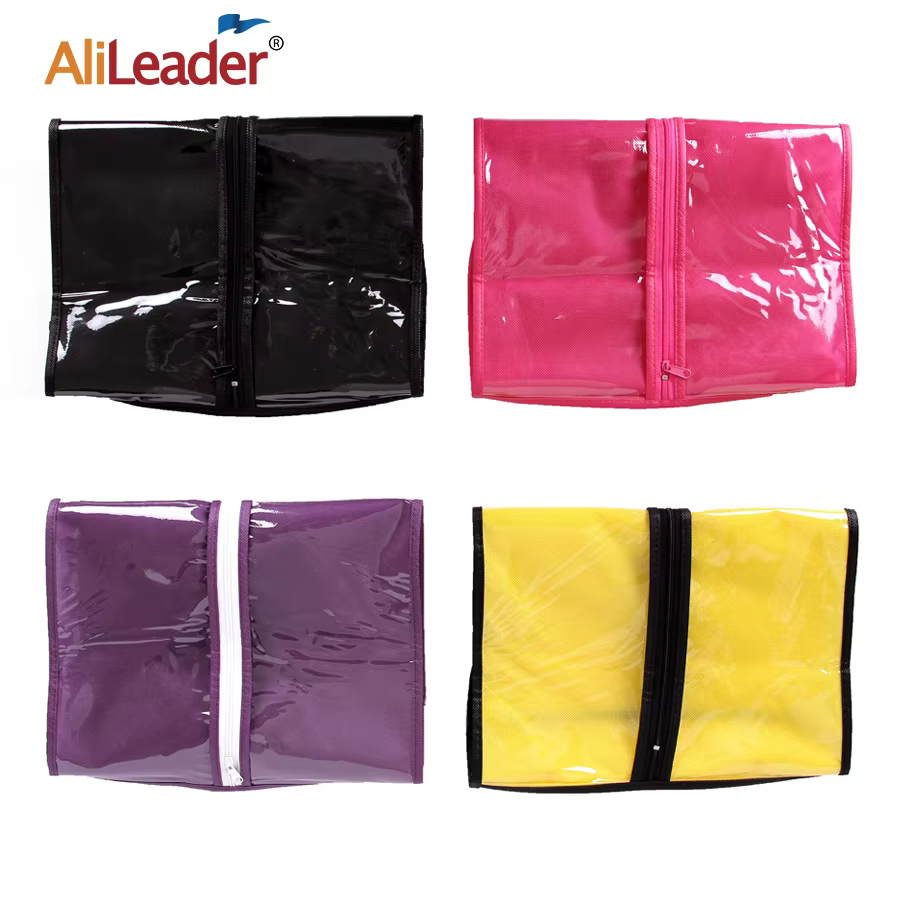 Alileader pas cher 4 couleurs Portable perruque sac avec cintre
