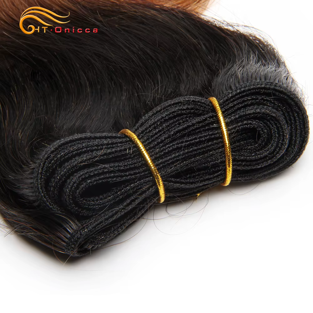 Mèches doubles de cheveux avec fermeture